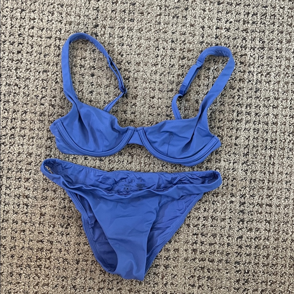 CUUP Blue Bikini Set